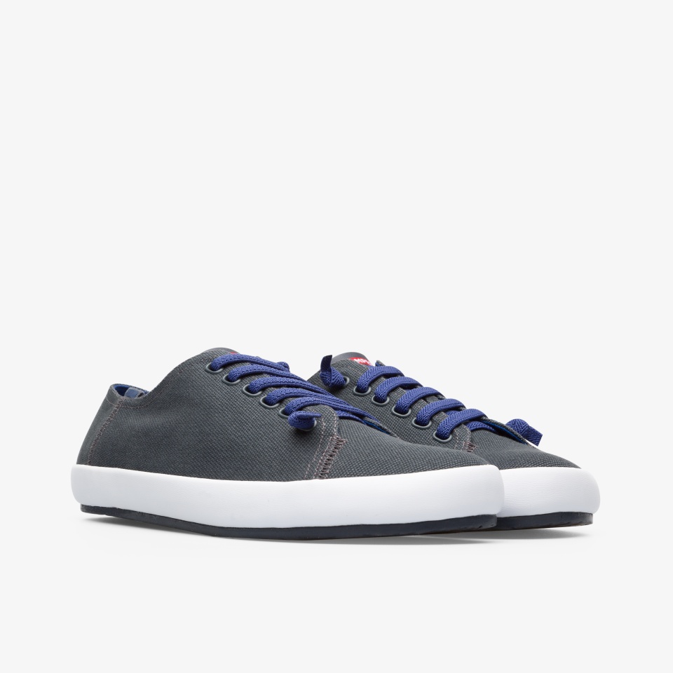 Camper Peu Rambla Dark Grey - Camper Mens Sneakers ||7296-VBORE||